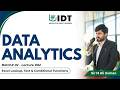 Data Analytics Batch 2 – Lecture 2 | Excel Lookup, Text &amp; Conditional Functions | M Ali Usman