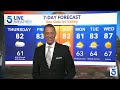 Onshore flow keeps Southern California cool ahead of warmer weekend