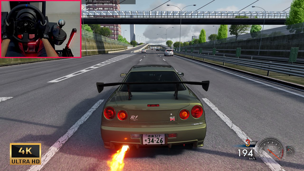 914HP Nissan Skyline GT-R R34 - Assetto Corsa | Thrustmaster T300 RS ...