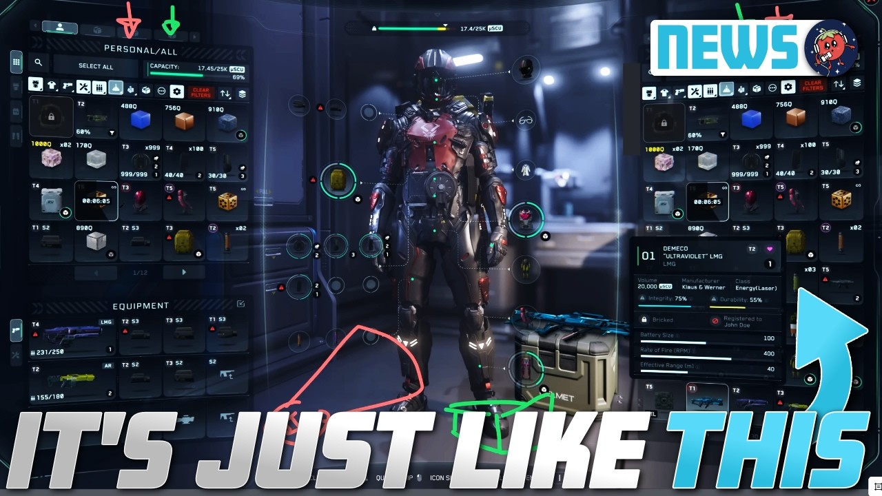 I Tried Star Citizen’s New Inventory | This Could Be The Highlight of Alpha 4.7