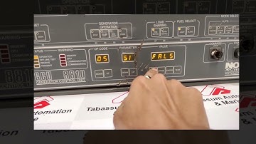 NOR CONTROL AUTOMATION GCU 8810 GENERATOR CONTROL UNIT TESTING VIDEO