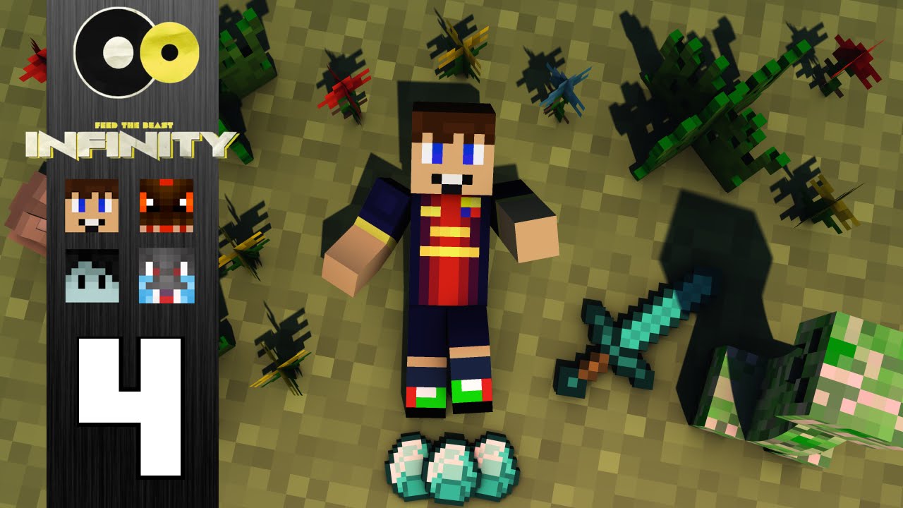 Infinity FTB Minecraft with Friends EP04 RIDING SOLO! - YouTube
