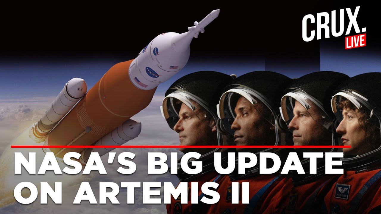NASA LIVE | Artemis II Moon Rocket Ready To Fly Four Astronauts | Space ...