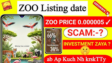 ZOO Airdrop Total Supply is OUT | 6% Extra $ZOO | PAWS NFT Minting Ended | SEED Airdrop with TON