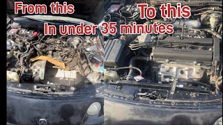Rebuilding a 2001 Acura Integra DOHC non vtec 1.8 b18b1 motor that had a bad valve (how to/ DIY)
