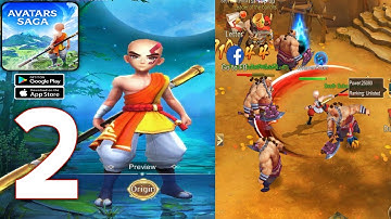Kung Fu Saga (Avatars Saga) Gameplay walkthrough part 2 - MMORPG Game (Android, iOS)