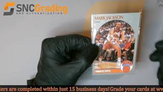 Famous SNC Grading: 1990 NBA Hoops Mark Jackson #205 Card Review (1614274259870) Wealth