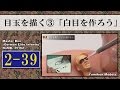 プラモデル制作記　2-39　目玉を描く3「白目を作ろう」　 （フィギュアジオラマを作る）