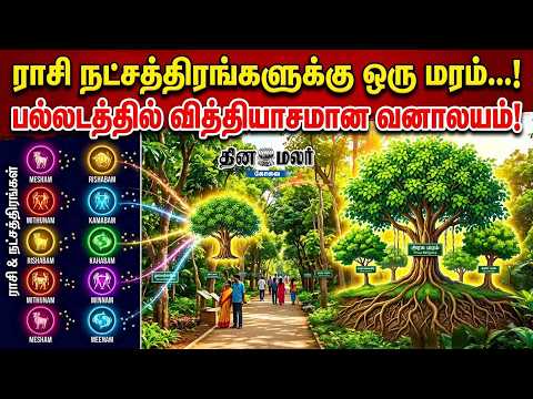 ராசி நட்சத்திரங்களுக்கு ஒரு மரம்...! பல்லடத்தில் வித்தியாசமான வனாலயம்!