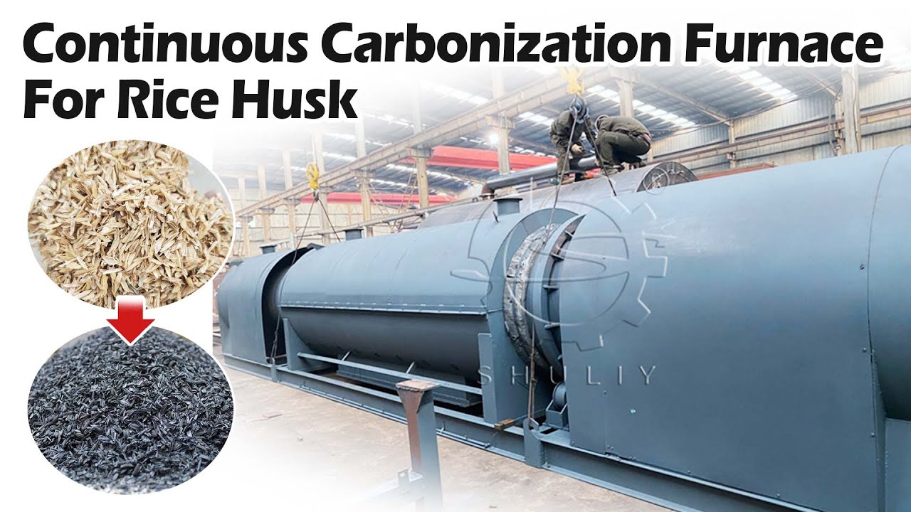 Continuous Charcoal Furnace Operation 🔥 | Eco-friendly Energy, Easy to Make High Quality Charcoal