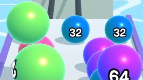 Ball Run 2048  - All  Levels Gameplay IOS  (Levels  311 - 317) .