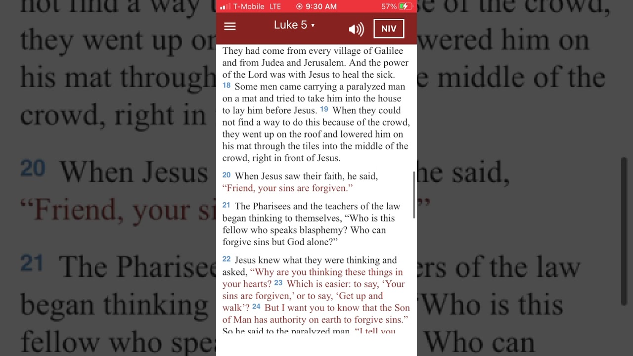 Евангелие от Луки, глава 5