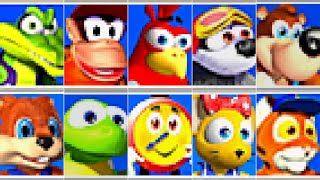 Diddy Kong Racing // All Playable Characters