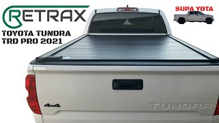 RetraxPro XR Tonneau Cover Full Installation || 2021 Toyota Tundra TRD PRO || SUBTLE UPGRADE