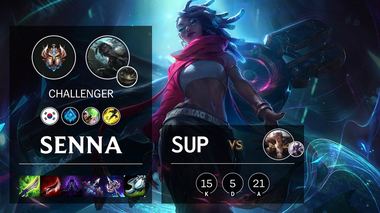 Senna Support vs Sett - KR Challenger Patch 10.8