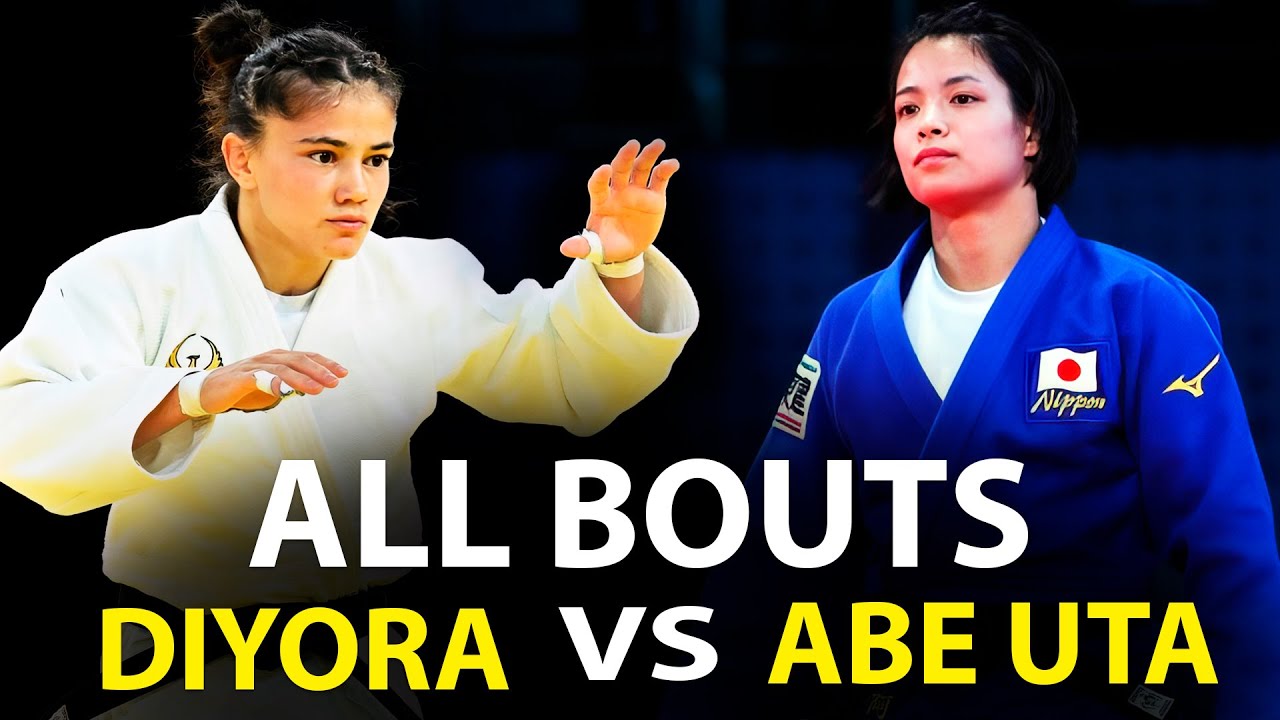 Ута Абэ против Диёры Келдиёровой. Все бои по дзюдо Дзюдоист Абэ Ута против Дзюдоистка Келдиёрова