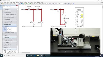 Forward and Reverse Motor Control Using FluidSIM