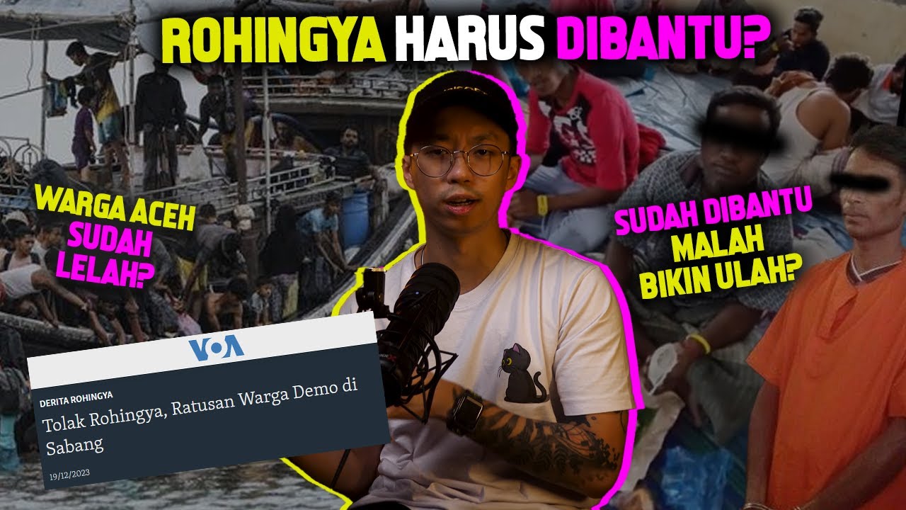 ADA APA DENGAN WARGA ROHINGYA DAN INDONESIA? WARGA LOKAL RAMAI2 TOLAK MEREKA?
