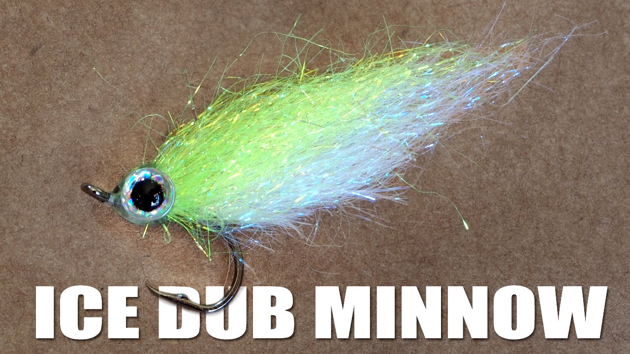 Fly Tying Ice Dub Minnow YouTube