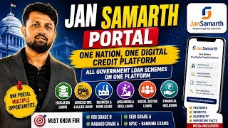 Jan Samarth Portal Explained | One Nation One Digital Credit Platform | Current Affairs 2026