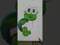 simple and cute tortoise 🐢 drawing for kids 😄 #remix #music #dj #ytshorts #drawing #easydrawing