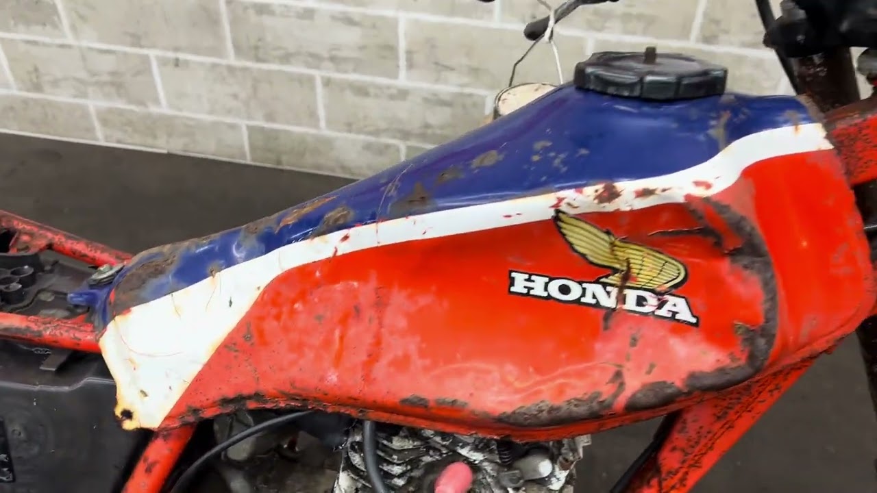 ヤフオク出品車両　TLR200 MD09 距離不明　バンガレ