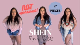 NOT SPONSORED! HUGE @SHEINOFFICIAL  CURVE HAUL & TRY-ON Plus size  CURVY *size 18/20* & ACCESSORIES!