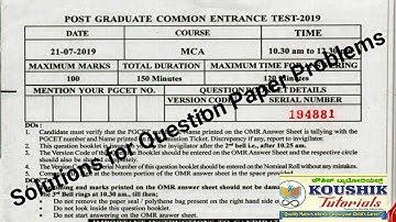 PG CET MCA 2020-LOGARITHMS  (SOLUTION FOR QUESTION PAPER PROBLEMS 2016-2019) BY Sindu mam