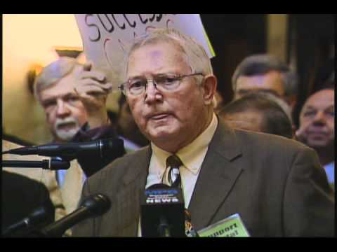 Charlie Spearman at Capitol Rally Supporting Menta...