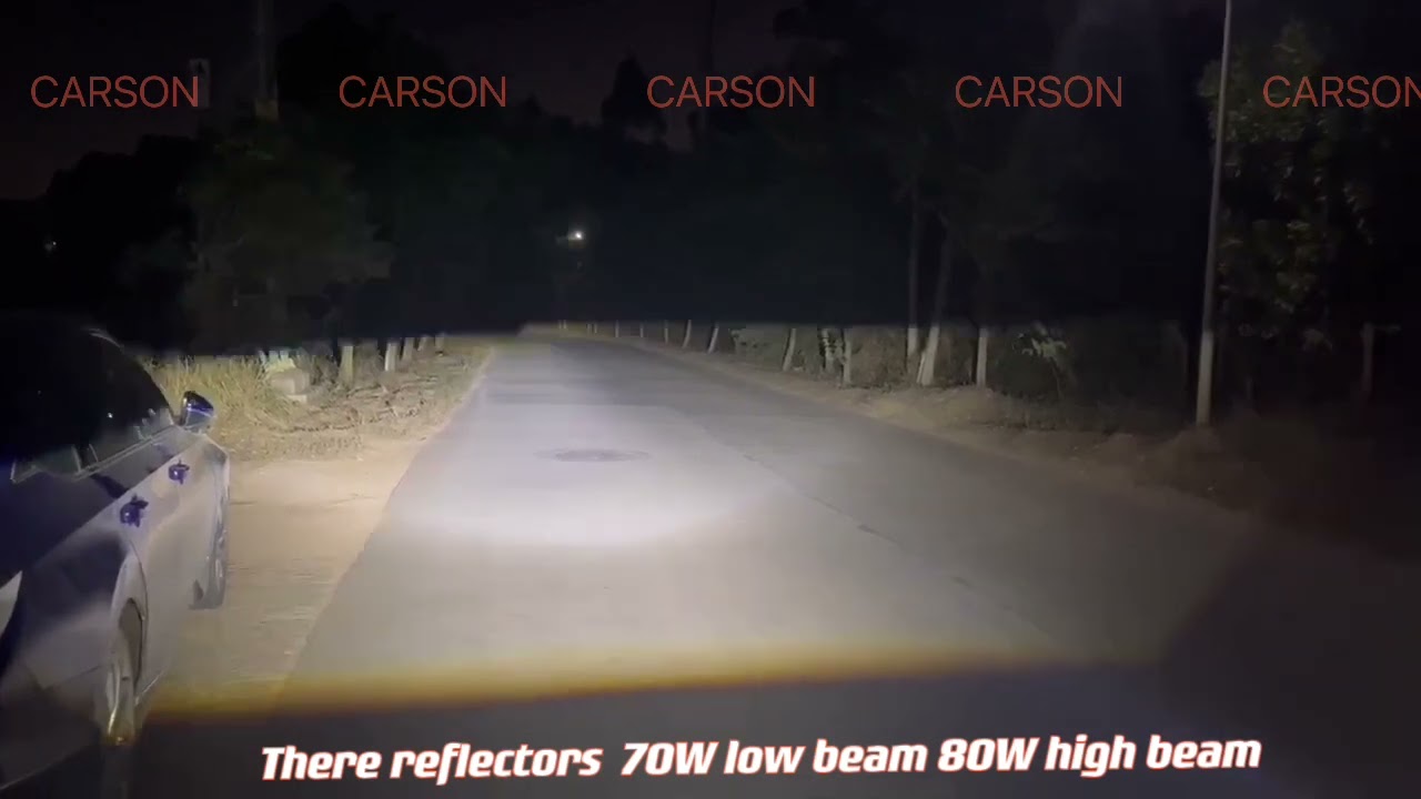 CARSON-CS9, 9+1+1 Osram LED, 70W low beam, 80W high beam