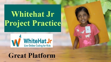 White hat Jr coding classes।Class Practice Live Demo of Project Live 1:1 Demo