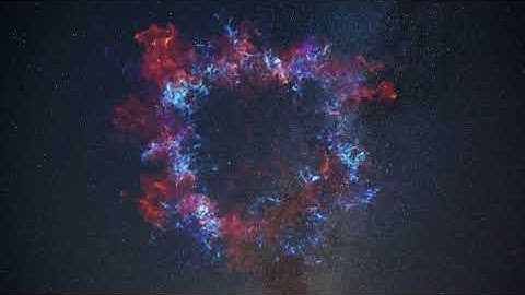 Ambient music- Psychedelic visuals in deep space