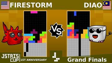 Jstris Cup Anniversary GRAND FINALS - FireStorm Vs. Diao