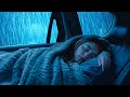 Bid Farewell to Insomnia in 3 Minutes to the Sound of Pattering Rain with Loud Thunder on a Car