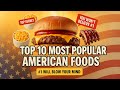 Top 10 Most Popular American Foods | Classic Comfort Dishes You’ll Love 🇺🇸🍔
