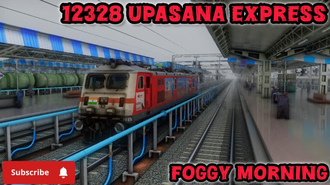 |12328 VARANASI-HOWRAH UPASANA EXPRESS|foggy morning| 