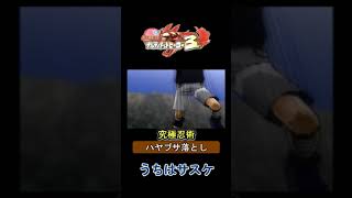 NARUTO ナルティメットヒーロー３ うちはサスケ 究極忍術 ハヤブサ落とし