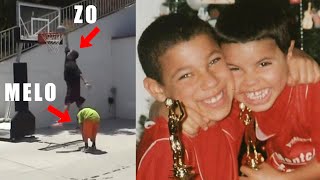 LONZO DUNKING ON LAMELO AS KIDS😄😂
