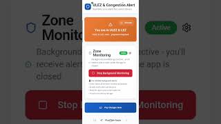 ULEZ&Congestion Alert Location permission