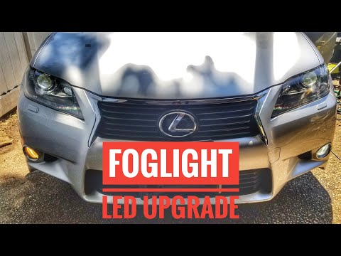 LEXUS GS350 LED FOGLIGHT UPGRADE TUTORIAL