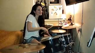 A two-bar double backbeat pattern