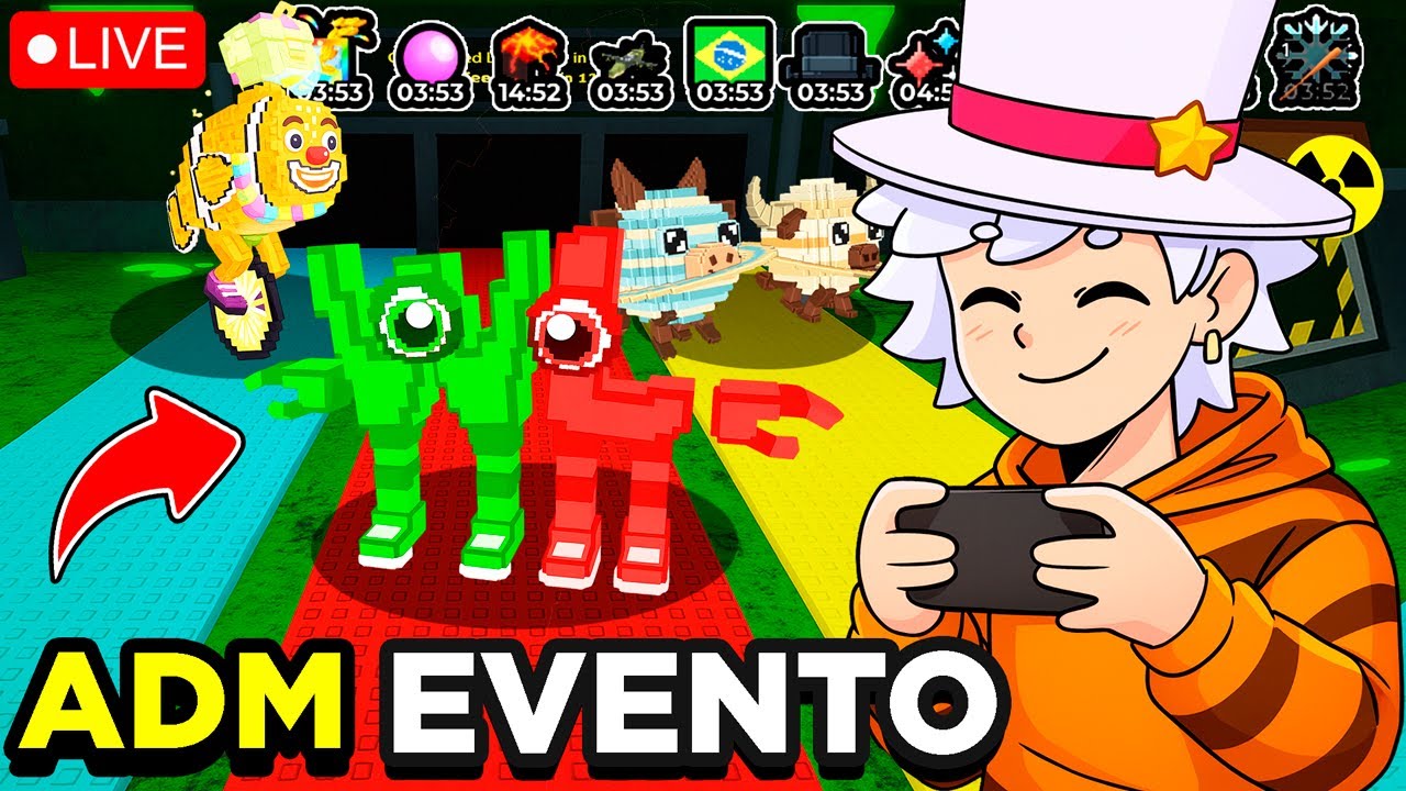 ☢️EVENTO AGORA DE ADM ABUSE E ATUALIZAÇÃO NO ROUBE UM BRAINROT + REBIRTH 17 