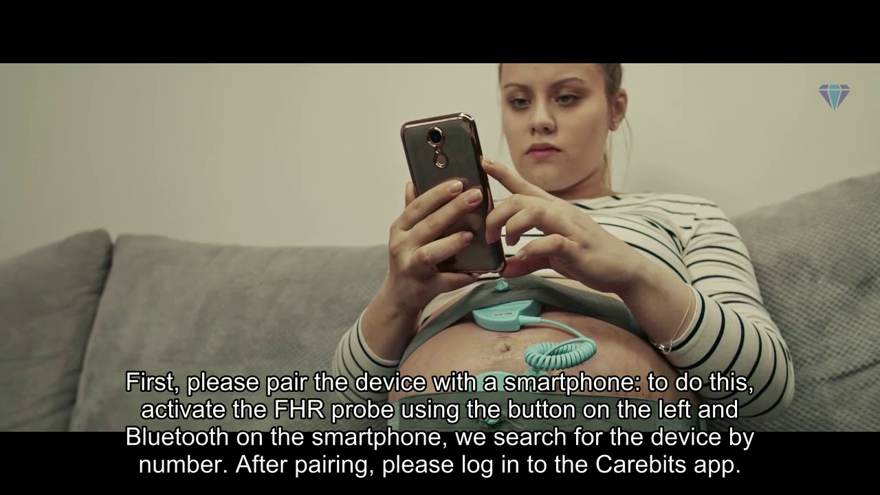 Wireless mobile cardiotocograph CTG Sigmafon