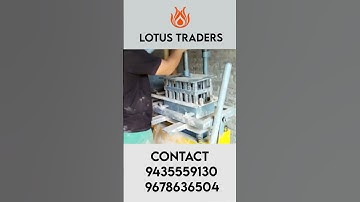 Concrete Brick & Block Making Machine || Lotus Traders