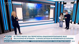 Σε τρεις μέρες 356 περιστατικά ενδοοικογενειακής βίας | Ethnos