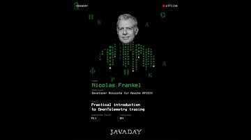 Practical introduction to OpenTelemetry tracing by Nicolas Frankel at #JavaDay Lviv