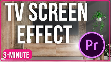 How to Replace TV Screen Effect  Premiere Pro Tutorial #adobepremierepro
