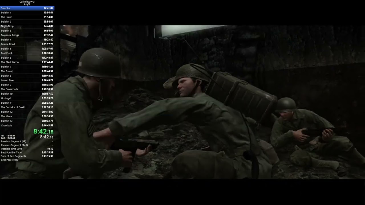 Call of Duty 3 any% in 