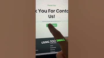 5 web design mistakes #webdesign #websitetips #shorts