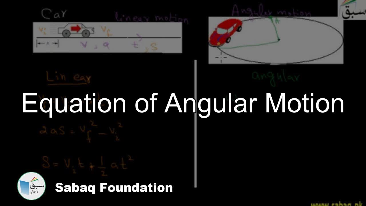 angular motion angular motion